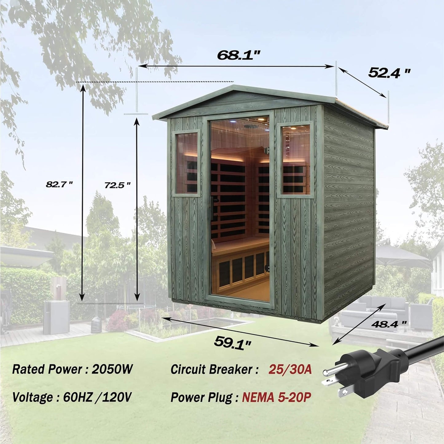 Thermora Eterna 4-Person Infrared Sauna